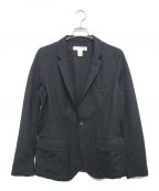 COMME des GARCONS SHIRTコムデギャルソンシャツ）の古着「ウールギャバテーラードジャケット」｜ブラック