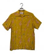 Aloha Blossomアロハブロッサム）の古着「音符柄シャツ」｜イエロー