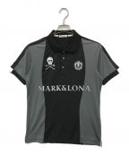 MARK&LONAマークアンドロナ）の古着「ポロシャツ」｜ブラック