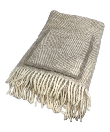 LAPUAN KANKURIT ウール毛布 ベージュ