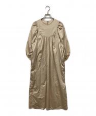 Demi-Luxe BEAMS (デミルクス ビームス) コットンサテン ボリューム ベージュ サイズ:38 未使用品