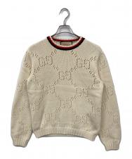 GUCCI (グッチ) ニット ベージュ サイズ:XS