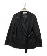 MIKAGE SHIN (ミカゲ シン) Belt Wrapping Jacket ブラック サイズ:1