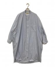 L.L.Bean (エルエルビーン) シャツワンピース スカイブルー サイズ:MEDIUM