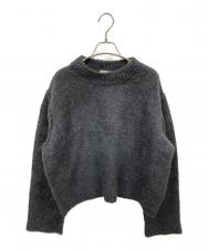 BLAMINK (ブラミンク) ウールカシミヤシルクニット グレー サイズ:38