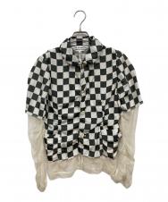 COMME des GARCONS COMME des GARCONS (コムデギャルソン コムデギャルソン) レイヤードシャツ グレー サイズ:S