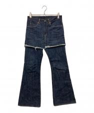 KAPITAL (キャピタル) 14ozデニム 5P APRON-SKOUSER ブーツカット インディゴ サイズ:32