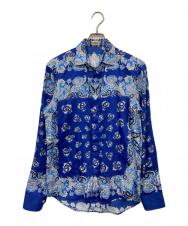 ETRO (エトロ) 柄シャツ ブルー サイズ:S