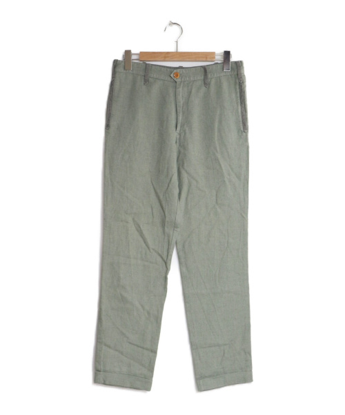 中古 古着通販 Paul Smith Collection ポールスミスコレクション リネンパンツ グリーン サイズ 78 テーパードパンツ ブランド 古着通販 トレファク公式 Trefac Fashion