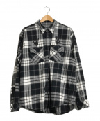 Supreme×HYSTERIC GLAMOUR（シュプリーム×ヒステリックグラマー）の古着「Plaid Flannel Shirt」｜グレー