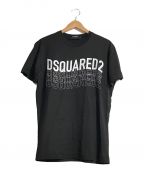 DSQUARED2（）の古着「プリントTシャツロゴ」｜ブラック