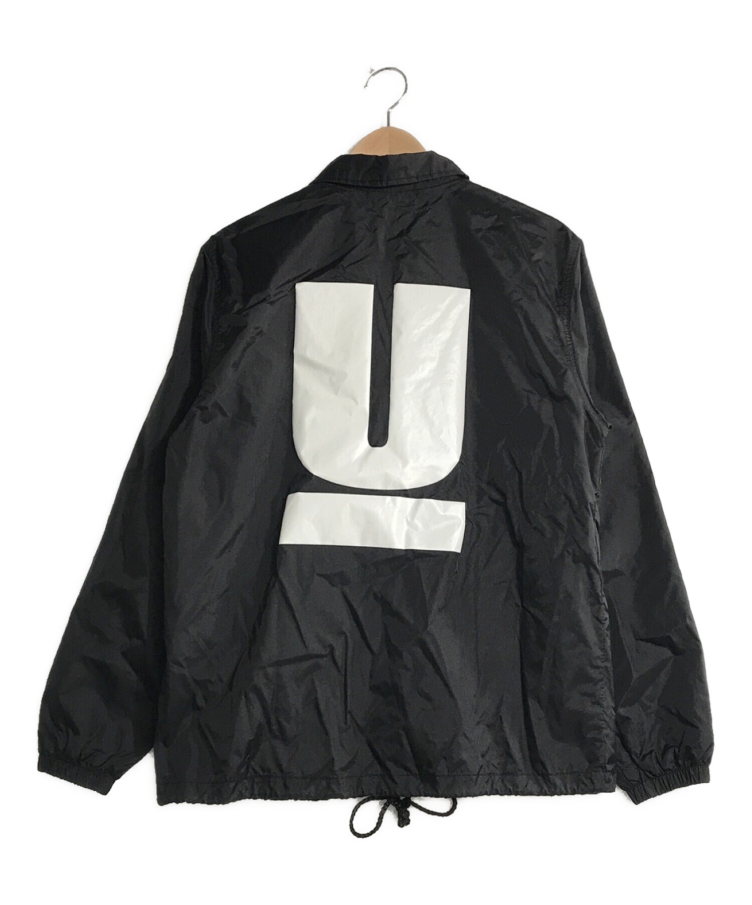 UNDERCOVER (アンダーカバー) コーチジャケット ブラック×ホワイト サイズ:S