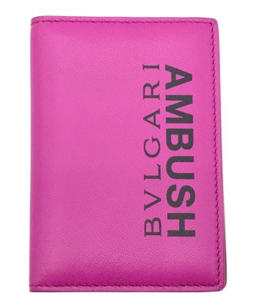 BVLGARI（ブルガリ）BVLGARI×AMBUSH (ブルガリ×アンブッシュ) カードケース ピンク サイズ:不明の古着・服飾アイテム