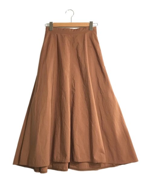 YLEVE（イレーヴ）YLEVE (イレーヴ) シャトルコットンタイプライタースカート ブラウンの古着・服飾アイテム