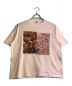 furfur（ファーファー）の古着「ハーフデザインプリントTシャツ」｜ピンク