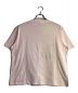furfur (ファーファー) ハーフデザインプリントTシャツ ピンク サイズ:ONE SIZE：3980円
