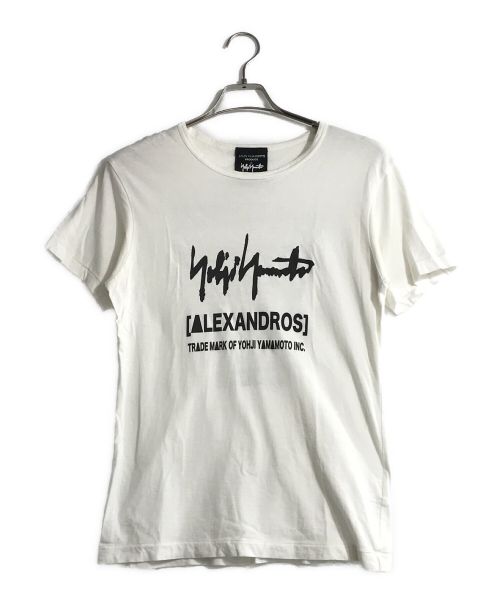 Yohji Yamamoto pour homme（ヨウジヤマモト プールオム）Yohji Yamamoto pour homme (ヨウジヤマモトプールオム) プリントTシャツ ホワイト サイズ:1の古着・服飾アイテム