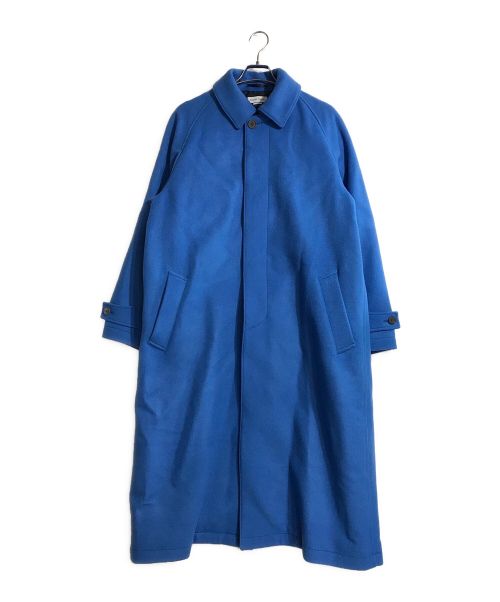 MAISON SPECIAL（メゾンスペシャル）MAISON SPECIAL (メゾンスペシャル) SUPER120Sカシミヤ混プライムオーバーステンカラーコート ブルー サイズ:1の古着・服飾アイテム