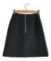 CELFORD (セルフォード) キルティングウール台形スカート ブラック サイズ:38 未使用品：7800円