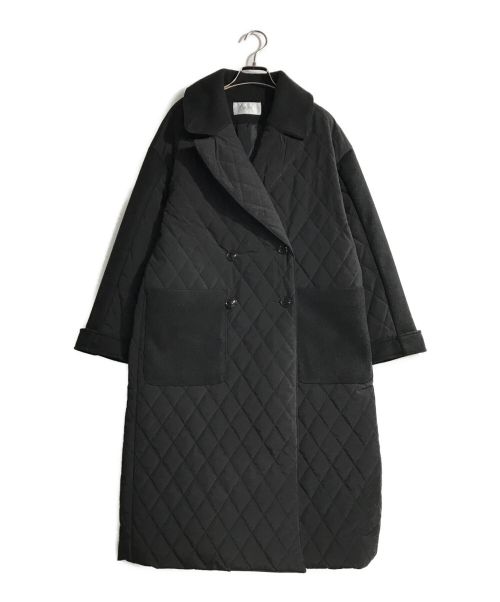 VICKY（ビッキー）VICKY (ビッキー) ウールライクドッキングコート ブラック サイズ:2の古着・服飾アイテム