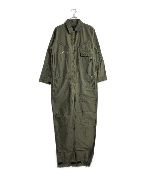 GAVIAL（ガヴィル）GAVIAL (ガヴィル) ジャンプスーツ カーキ サイズ:XLの古着・服飾アイテム