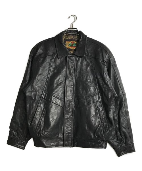 G-Ⅲ（ジースリー）G-Ⅲ (ジースリー) レザーブルゾン ブラック サイズ:XLの古着・服飾アイテム