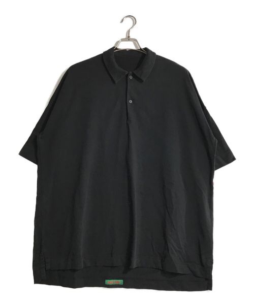 CASEY CASEY（ケーシーケーシー）CASEY CASEY (ケーシーケーシー) ビッグシルエットポロシャツ ブラック サイズ:Mの古着・服飾アイテム