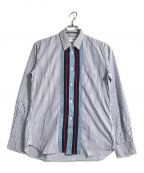 COMME des GARCONS SHIRT BOYコムデギャルソンシャツ ボーイ）の古着「ストライプシャツ」｜ブルー×ホワイト