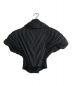ISSEY MIYAKE (イッセイミヤケ) ボールドプリーツショートシャツ ブラック サイズ:2：39000円