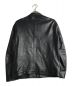 NOLLEY'S (ノーリーズ) ラムレザーライダースジャケット ブラック サイズ:L：9800円