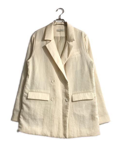 ENOF（イナフ）ENOF (イナフ) ツイルスリットジャケット ホワイト サイズ:Lの古着・服飾アイテム