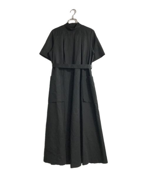 foufou（フーフー）foufou (フーフー) ハイネックショートスリーブワンピース ブラック サイズ:1の古着・服飾アイテム