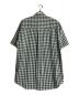 MONKEY TIME (モンキータイム) ギンガムチェックシャツ ホワイト×グリーン サイズ:L 未使用品：6800円