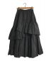 furfur (ファーファー) タフタアシメスカート ブラック サイズ:ONE SIZE：7800円