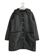 Traditional Weatherwearトラディショナルウェザーウェア）の古着「アークリー ウィズ デタッチャブル フード キルティング コート」｜ブラック