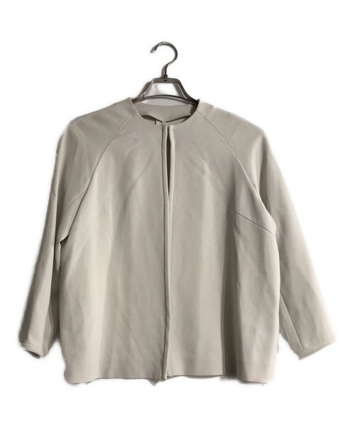 SOEJU（ソージュ）SOEJU (ソージュ) フロントホック8分袖ジャケット グレー サイズ:Mの古着・服飾アイテム