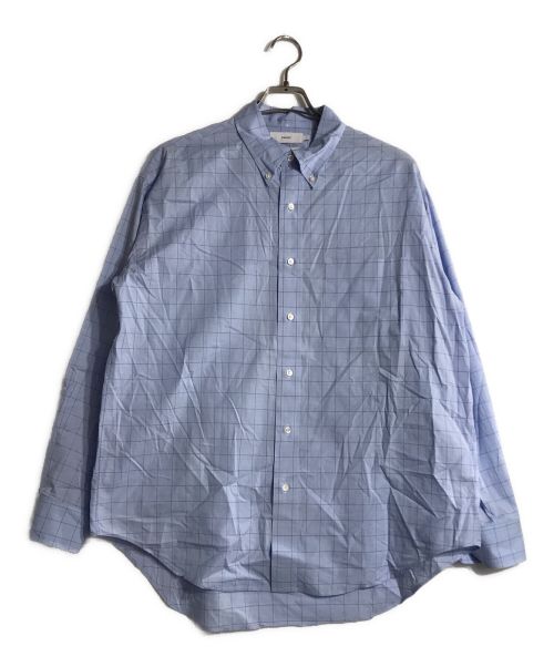 Graphpaper（グラフペーパー）Graphpaper (グラフペーパー) ボタンダウンシャツ ブルー サイズ:1の古着・服飾アイテム