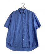 Graphpaperグラフペーパー）の古着「Oversized Regular Collar Shirt」｜ブルー