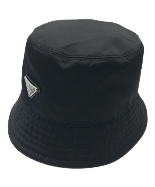 PRADA（プラダ）PRADA (プラダ) RE-NYLON バケットハット ブラック サイズ:Lの古着・服飾アイテム