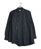 BLACK COMME des GARCONSブラック コムデギャルソン）の古着「アシンメトリーシャツ」｜ブラック