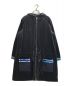 LEONARD SPORT（レオナール スポーツ）の古着「ベロアジップコート」｜ネイビー