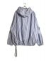 UNUSED (アンユーズド) ストライププルオーバージャケット ブルー×ホワイト サイズ:3：9800円