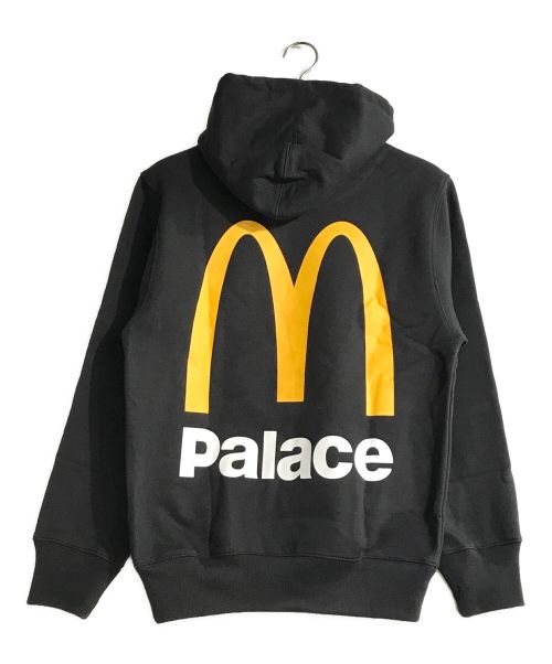PALACE（パレス）PALACE (パレス) McDonald's (マクドナルド) ロゴフーディー ブラック サイズ:Sの古着・服飾アイテム