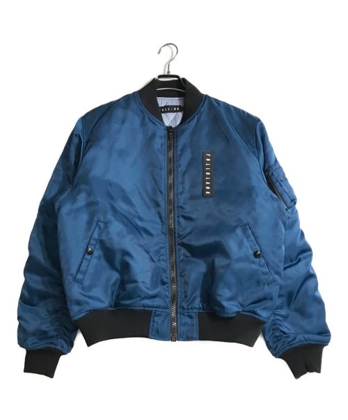 FULL-BK（フルビーケー）FULL-BK (フルビーケー) ボンバージャケット ブルー サイズ:Lの古着・服飾アイテム