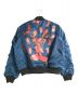 FULL-BK (フルビーケー) ボンバージャケット ブルー サイズ:L：8800円