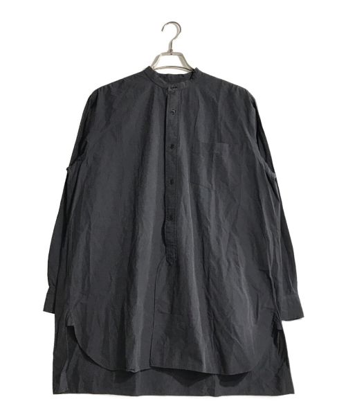 COMOLI（コモリ）COMOLI (コモリ) バンドカラーシャツ ブラック サイズ:3の古着・服飾アイテム