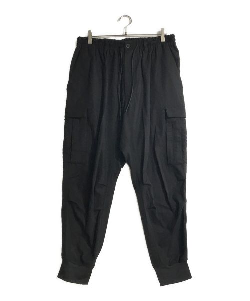 Y-3（ワイスリー）Y-3 (ワイスリー) M クラシック ウール フランネル カーゴ パンツ ブラック サイズ:Lの古着・服飾アイテム