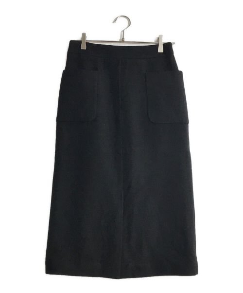 SLOBE IENA（スローブ イエナ）SLOBE IENA (スローブ イエナ) ソフトメルトンタイトスカート ブラック サイズ:38の古着・服飾アイテム