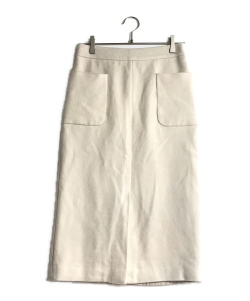 SLOBE IENA（スローブ イエナ）SLOBE IENA (スローブ イエナ) ソフトメルトンタイトスカート アイボリー サイズ:38の古着・服飾アイテム