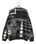 TIGHTBOOTH PRODUCTION (タイトブースプロダクション) デザインニットセーター ブラック サイズ:XL：17800円